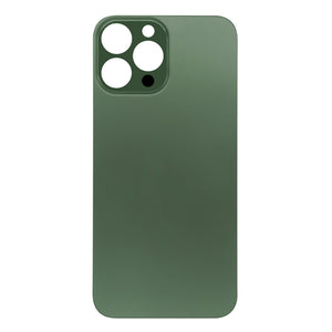 For Apple iPhone 13 Pro Max Back Glass, Enlarged Camera Frame Green Compatible