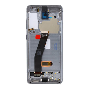 Samsung Galaxy S20 G980F, S20 5G G981F Display And Digitizer With Frame Cosmic Grey Pre-Assembled