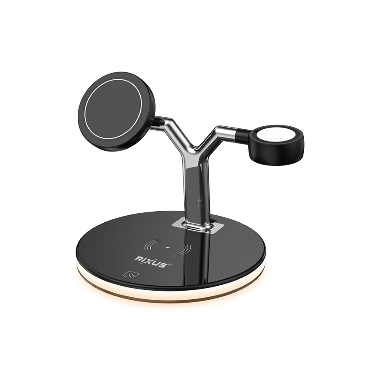Rixus RXWC40 3 in 1 Wireless Charging Dock For Apple iPhone 12 Series