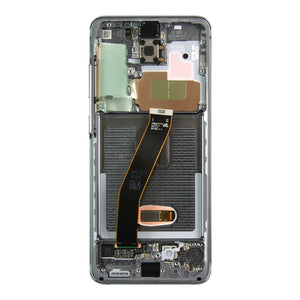 Samsung Galaxy S20 G980F, S20 5G G981F Display And Digitizer With Frame Cosmic Grey Service Pack