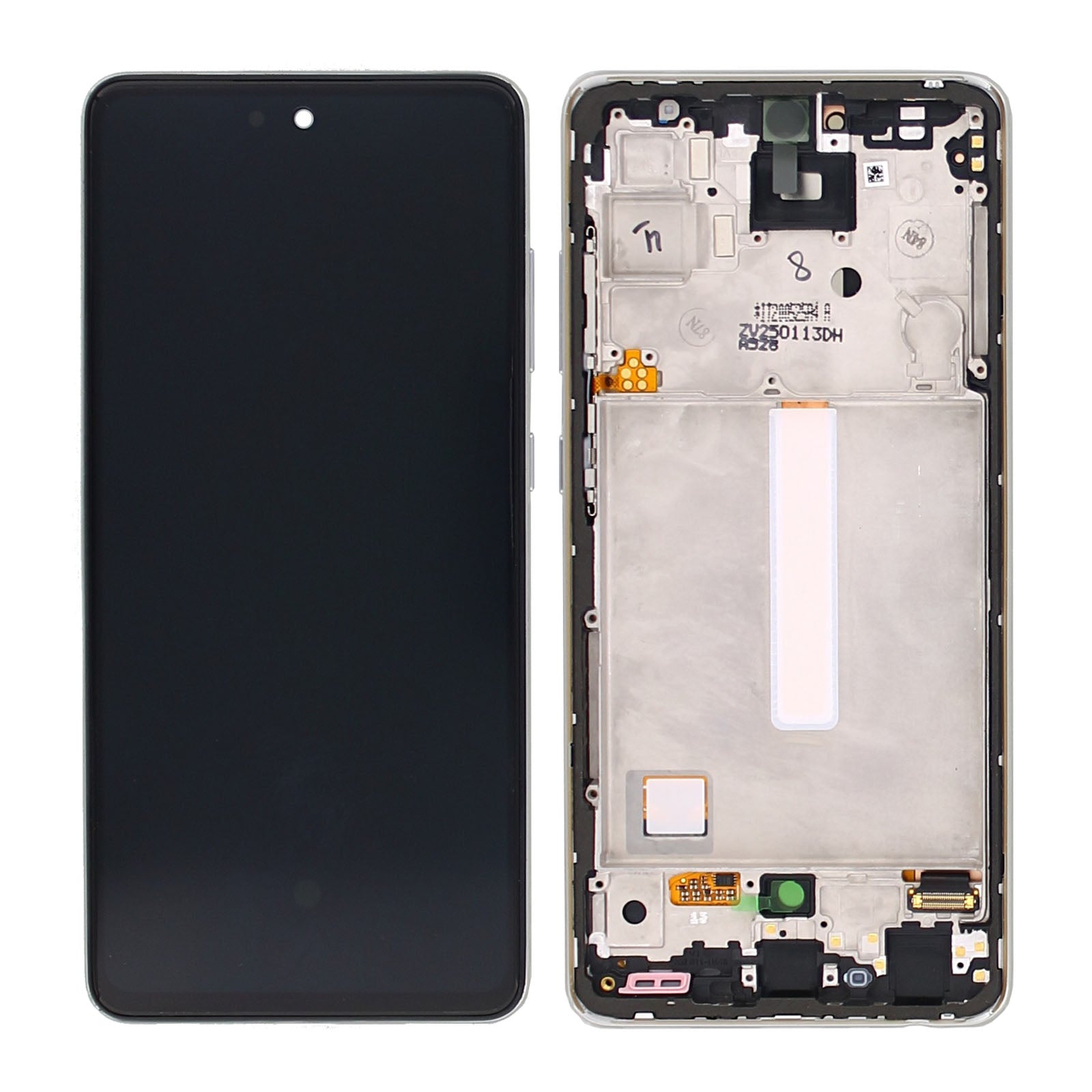 Samsung Galaxy A52 A525F, A52 5G A526B, A52s 5G A528B Display And Digitizer With Frame Awesome White Service Pack