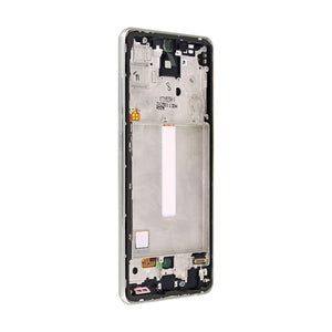 Samsung Galaxy A52 A525F, A52 5G A526B, A52s 5G A528B Display And Digitizer With Frame Awesome White Service Pack
