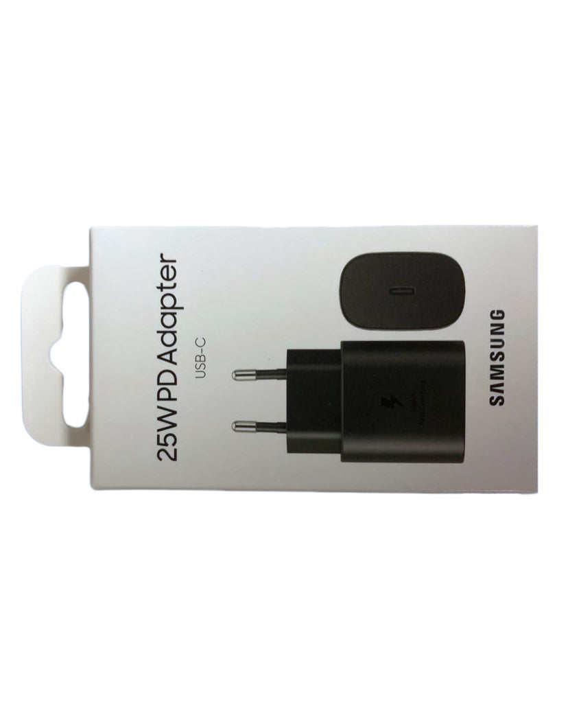 Samsung Fast Charger USB-C 25W Black Original Retail Box