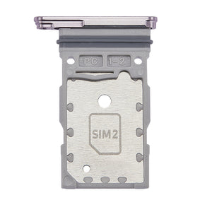 Samsung Galaxy S23 S911B, S23 Plus S916B Sim Card Holder Lavender OEM