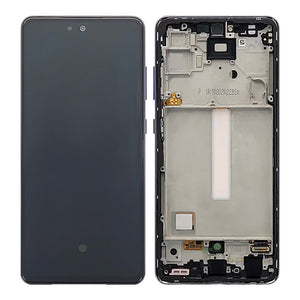 Samsung Galaxy A52 A525F, A52 5G A526B Display And Digitizer With Frame Awesome Violet Service Pack