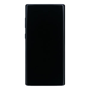 Samsung Galaxy Note 10 N970F Display And Digitizer With Frame Aura Black Service Pack