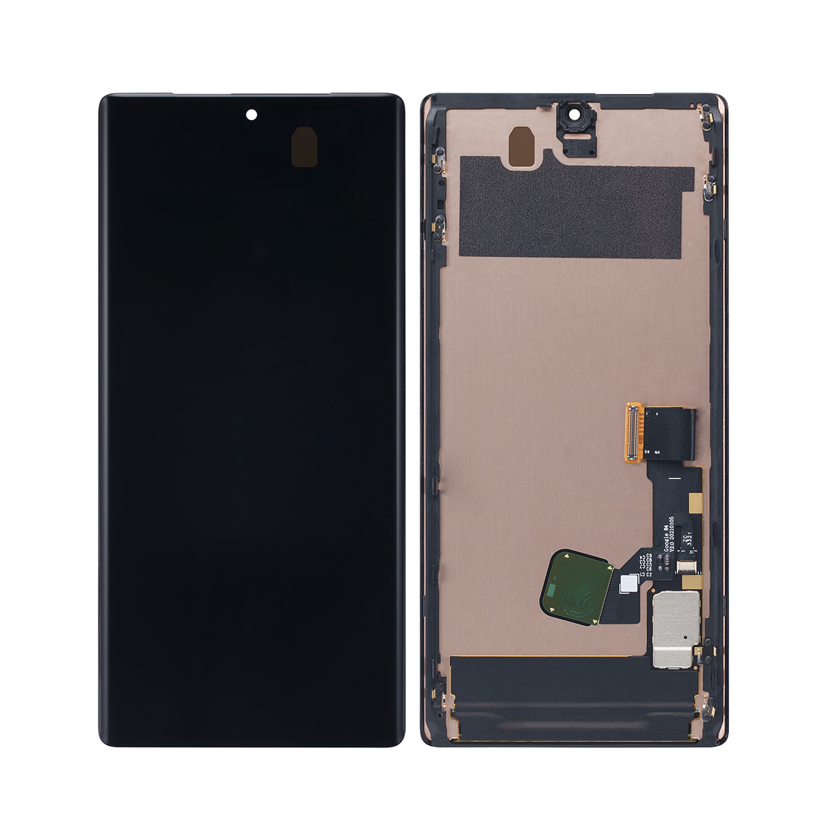 Google Pixel 6 Pro Display And Digitizer Without Frame Black Service Pack
