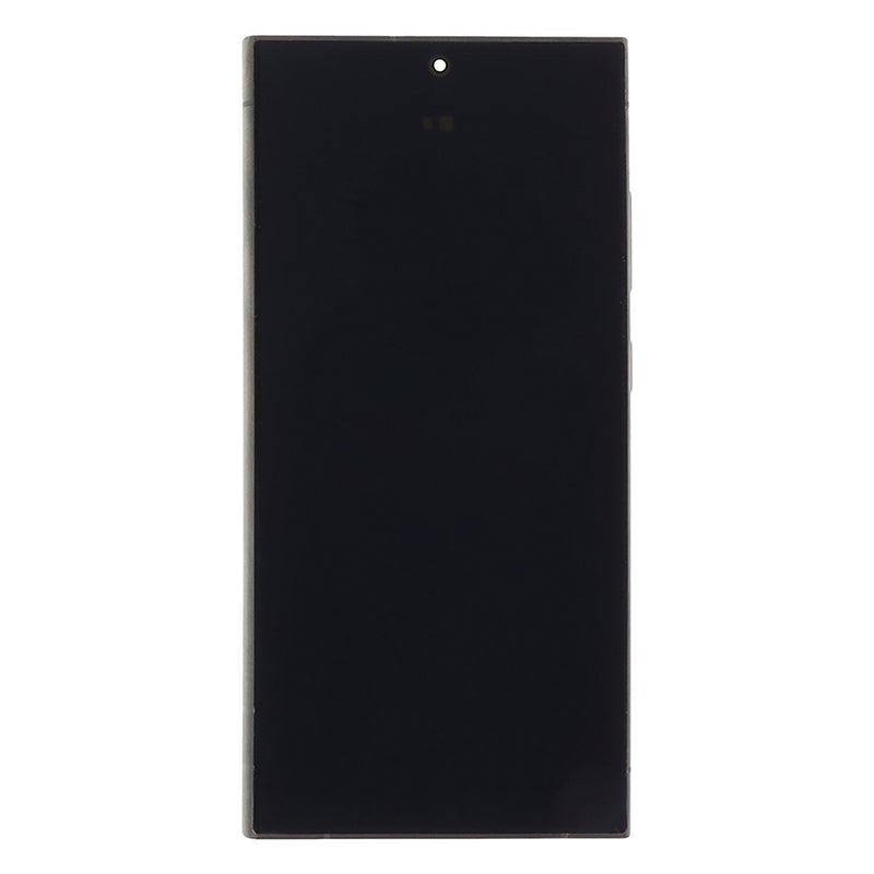 Samsung Galaxy S24 Ultra S928B Display And Digitizer With Frame Titanium Black Service Pack
