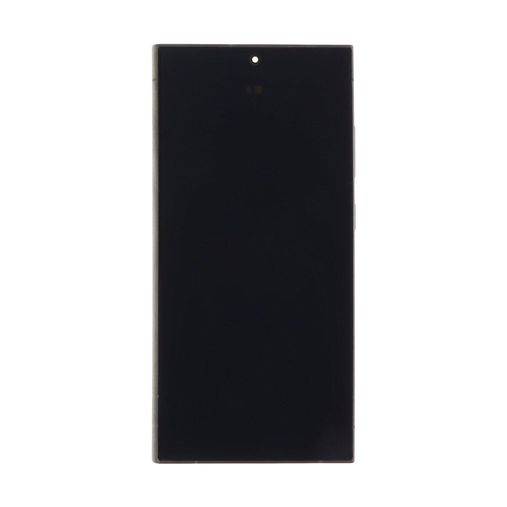Samsung Galaxy S24 Ultra S928B Display And Digitizer With Frame Titanium Black Service Pack