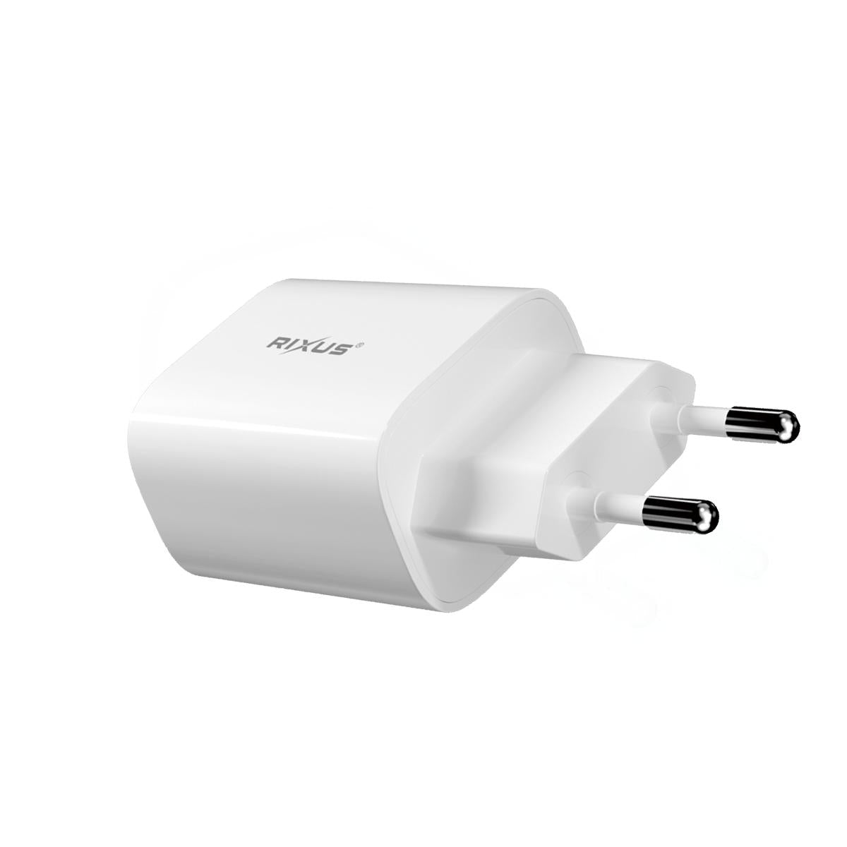Rixus RX209 Adaptive Fast Charger USB-C 20W White