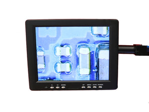 Trinocular Microscope 7-45X With HDMI Microscope Camera And LCD Screen