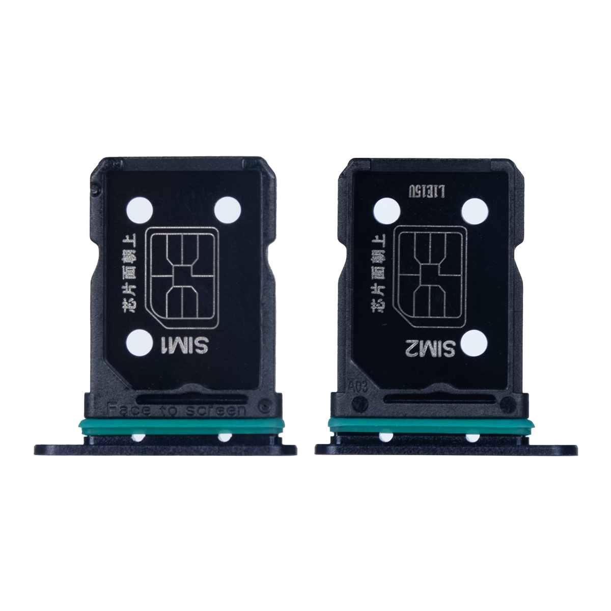 Oppo Reno 6 5G Sim Card Holder Stellar Black OEM