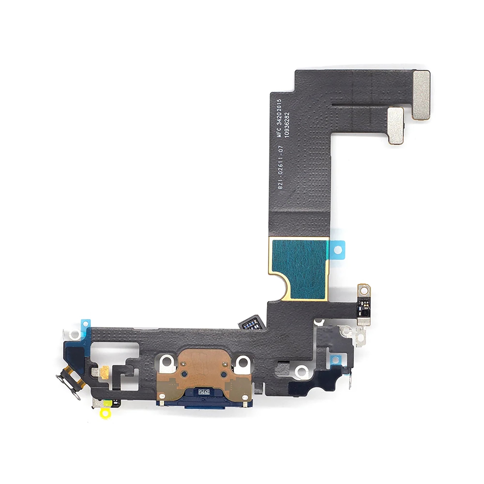 For Apple iPhone 12 Mini System Charging Flex Blue Pulled