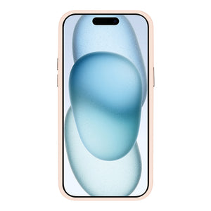 Rixus Classic 03 Case With MagSafe Compatible For Apple iPhone 15 Light Pink