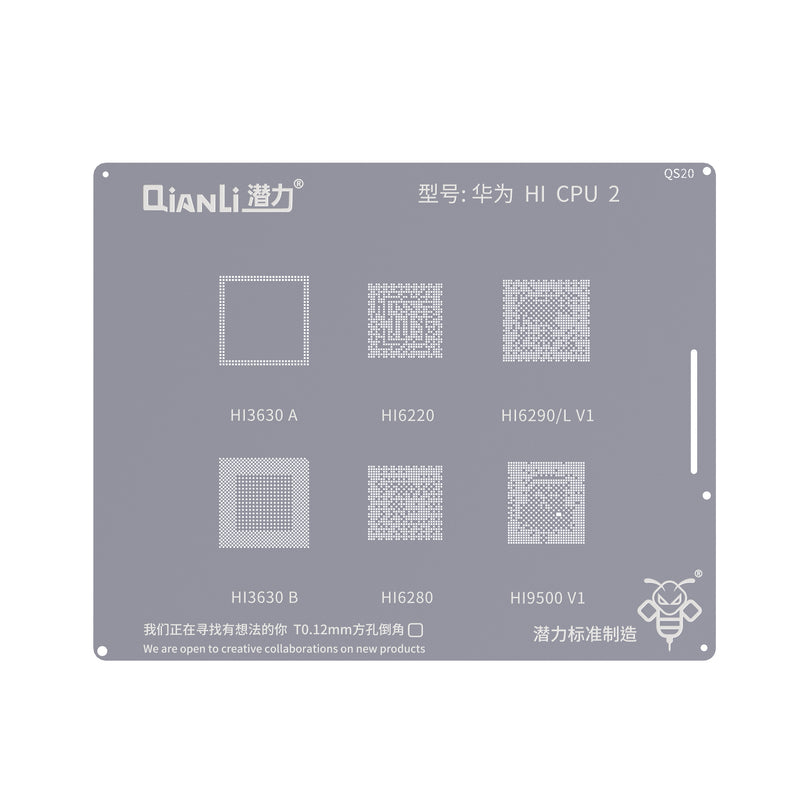 QIANLI Bumblebee Stencil QS20 For Huawei HI CPU2