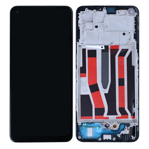 Oppo A94 5G CPH2211 Display And Digitizer With Frame Fluid Black OEM