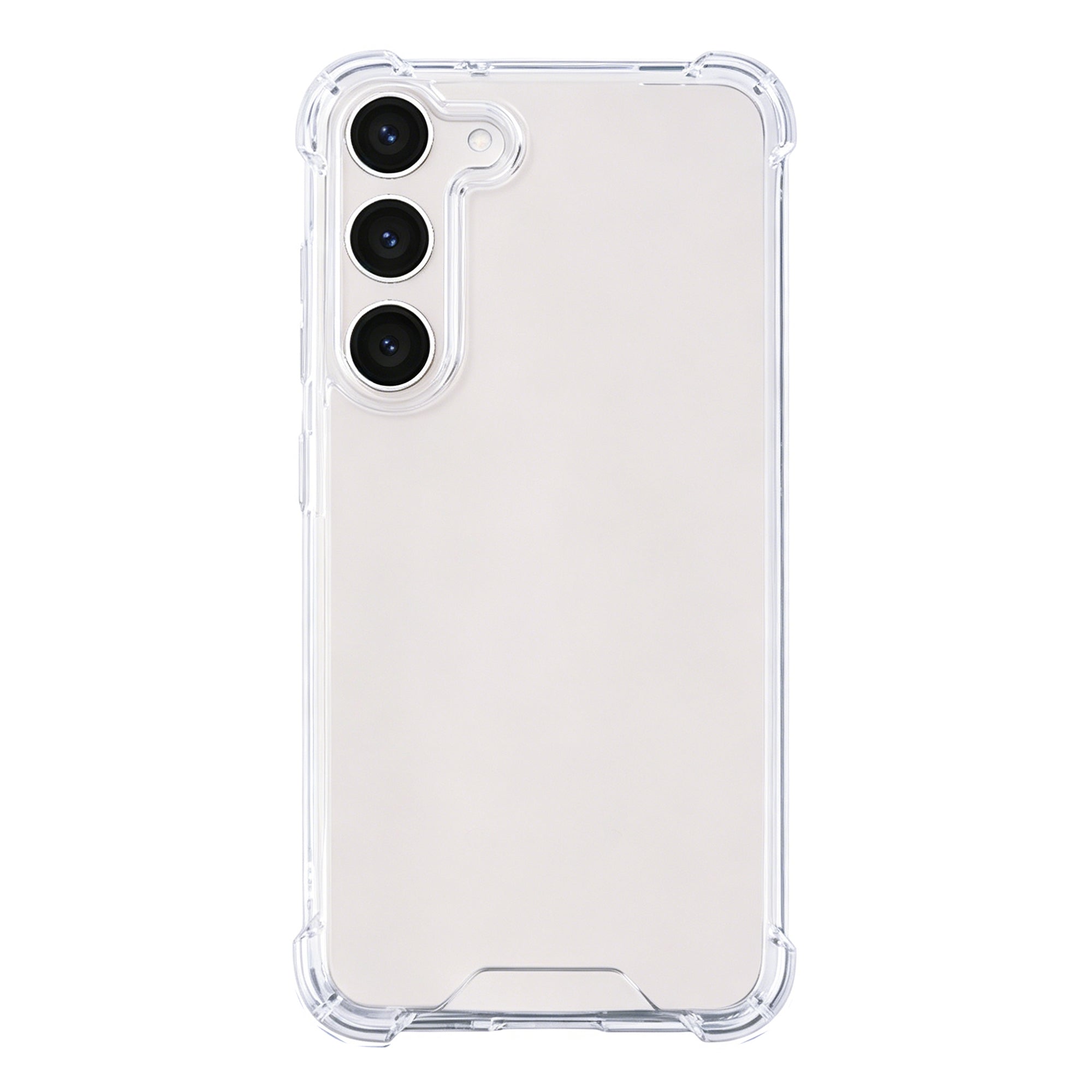 Rixus Anti-Burst Case For Samsung Galaxy S23 Plus Transparent