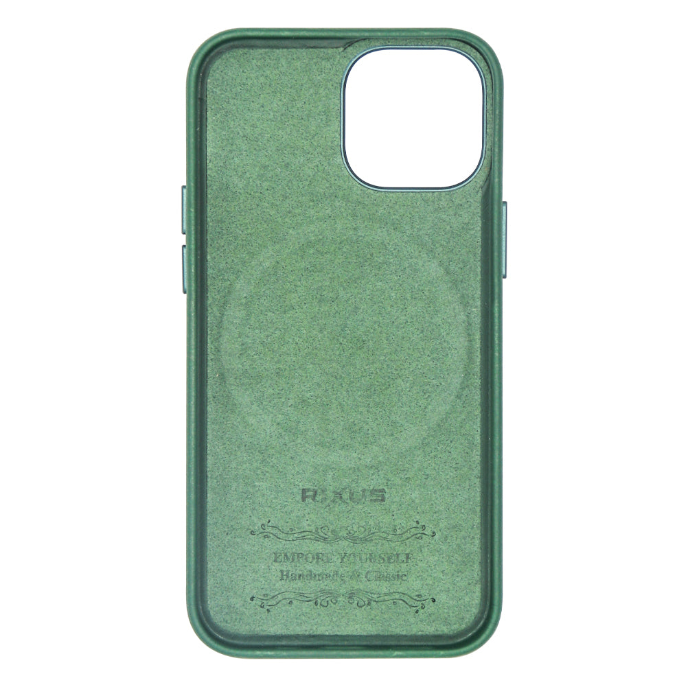 Rixus Classic 02 Case With MagSafe For Apple iPhone 13 Mini Green