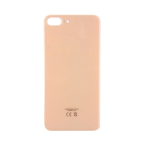 For Apple iPhone 8 Plus Back Glass, Enlarged Camera Frame Rose Gold Compatible