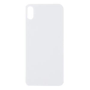 For Apple iPhone XS Back Glass, Enlarged Camera Frame White Compatible
