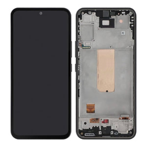 Samsung Galaxy A54 5G A546B Display And Digitizer With Frame Black Service Pack