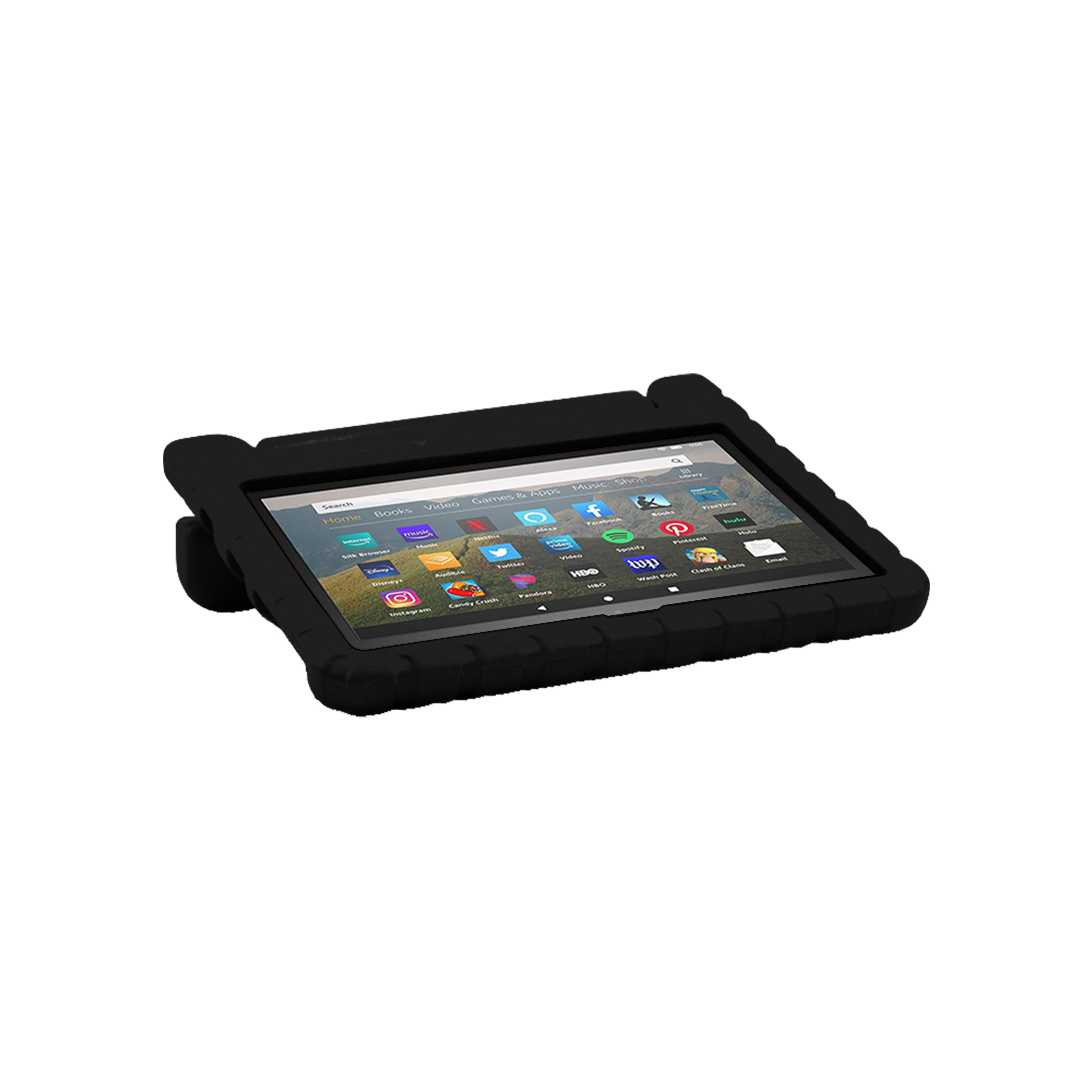 Rixus RXTC06 Tablet Kids Case For Apple iPad 10.2 inch (2021, 2019), iPad Air 3 10.5 inch (2019), iPad Pro 10.5 inch (2018) Black