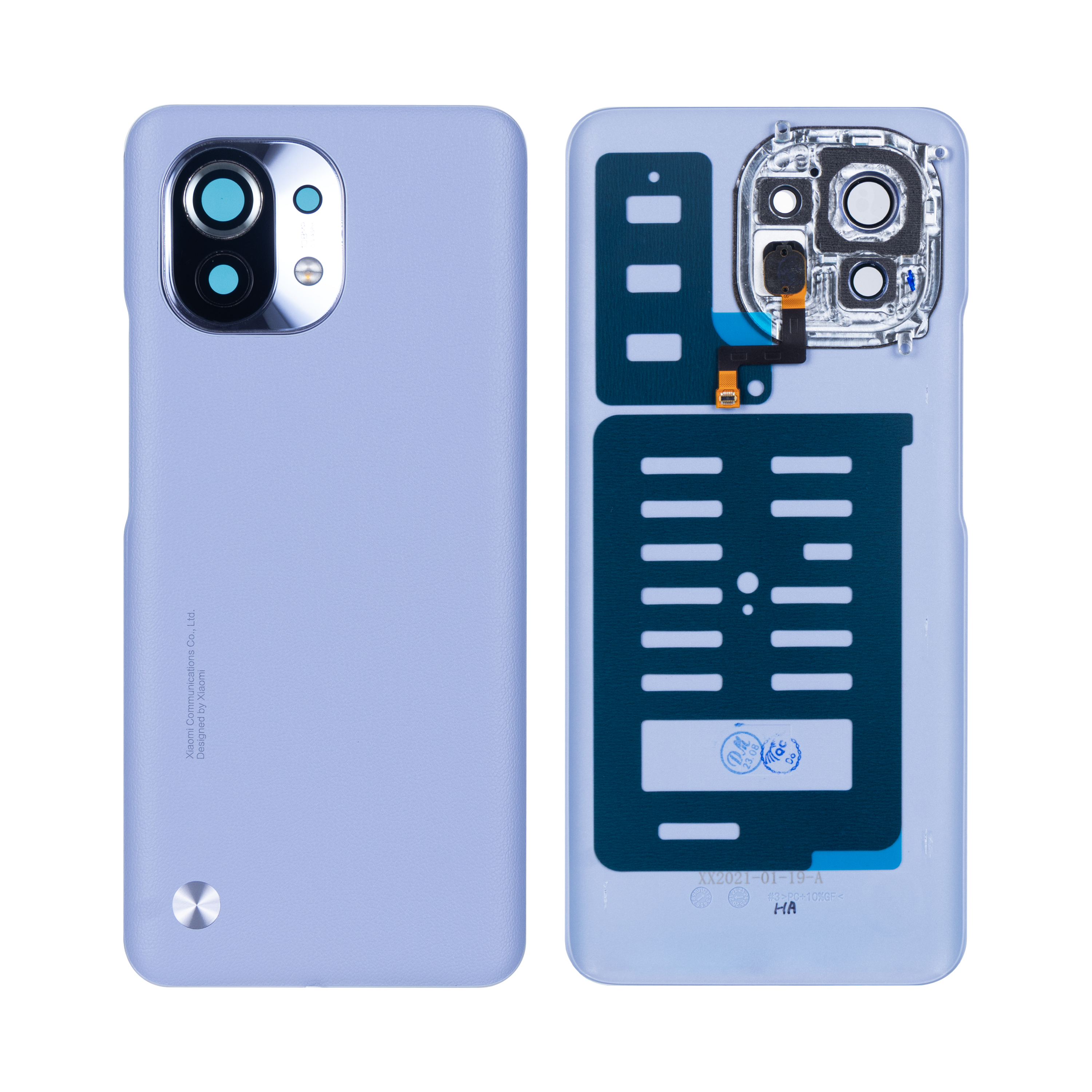 Xiaomi Mi 11 Back Cover With Lens Violet OEM