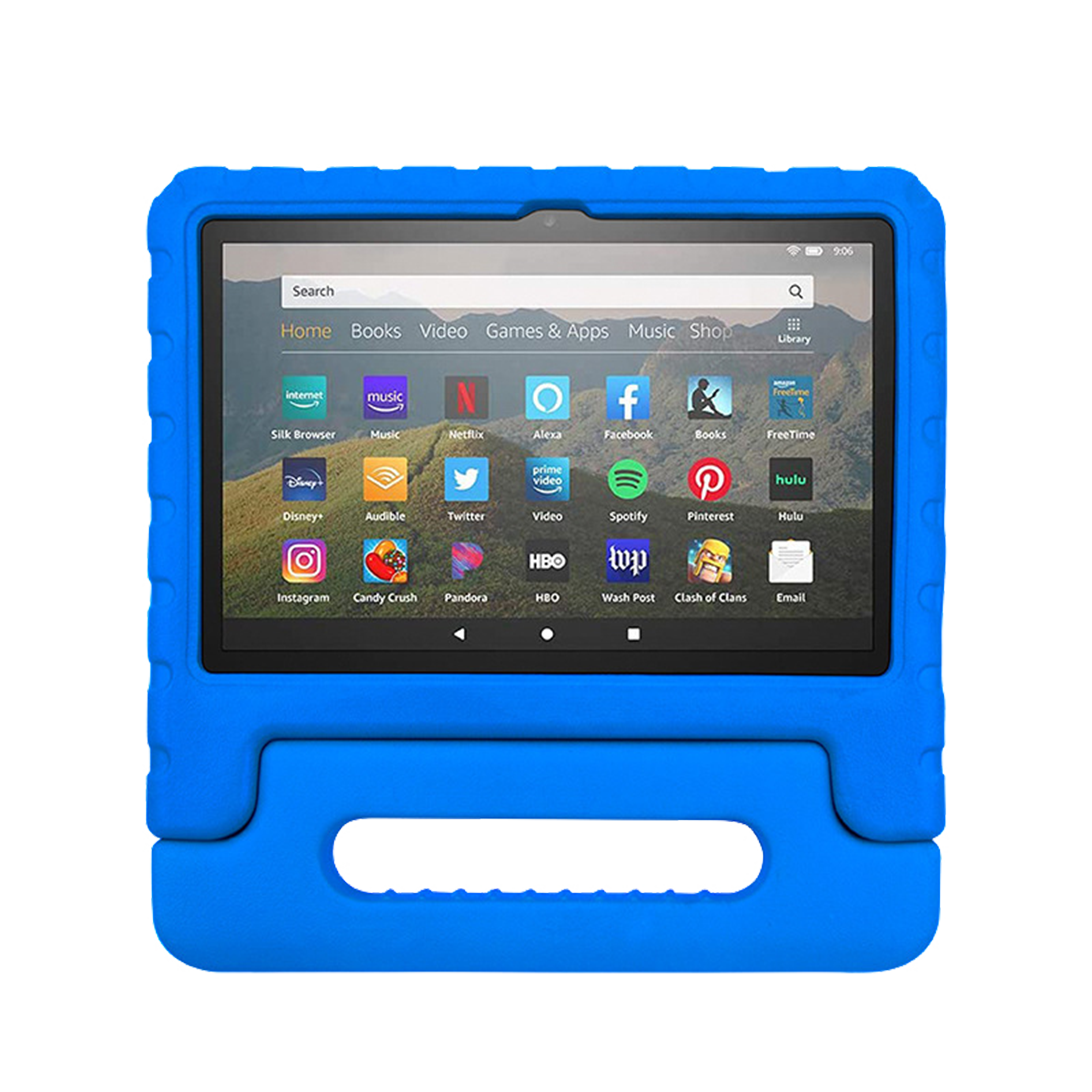 Rixus RXTC06 Tablet Kids Case For Apple iPad 10.2 inch (2021, 2019), iPad Air 3 10.5 inch (2019), iPad Pro 10.5 inch (2018) Blue