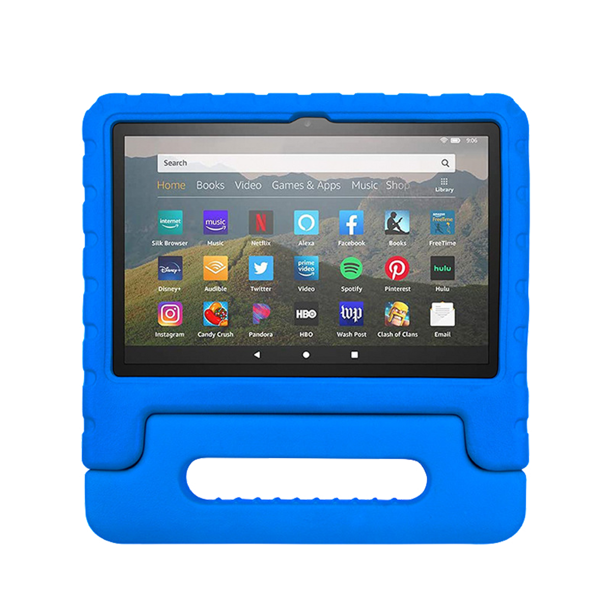 Rixus RXTC06 Tablet Kids Case For Apple iPad 10.2 inch (2021, 2019), iPad Air 3 10.5 inch (2019), iPad Pro 10.5 inch (2018) Blue