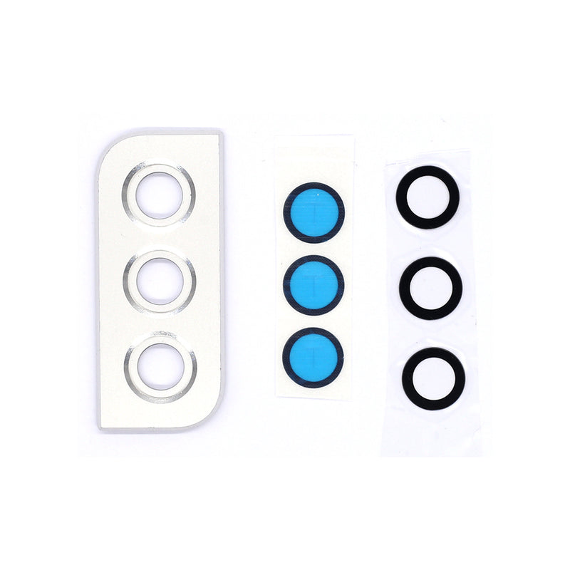 Samsung Galaxy S22 S901B Camera Lens Cover With Frame Phantom White Original