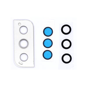 Samsung Galaxy S22 S901B Camera Lens Cover With Frame Phantom White Original