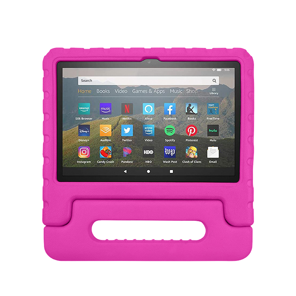 Rixus RXTC06 Tablet Kids Case For Apple iPad 2, 3, 4 9.7 inch Pink