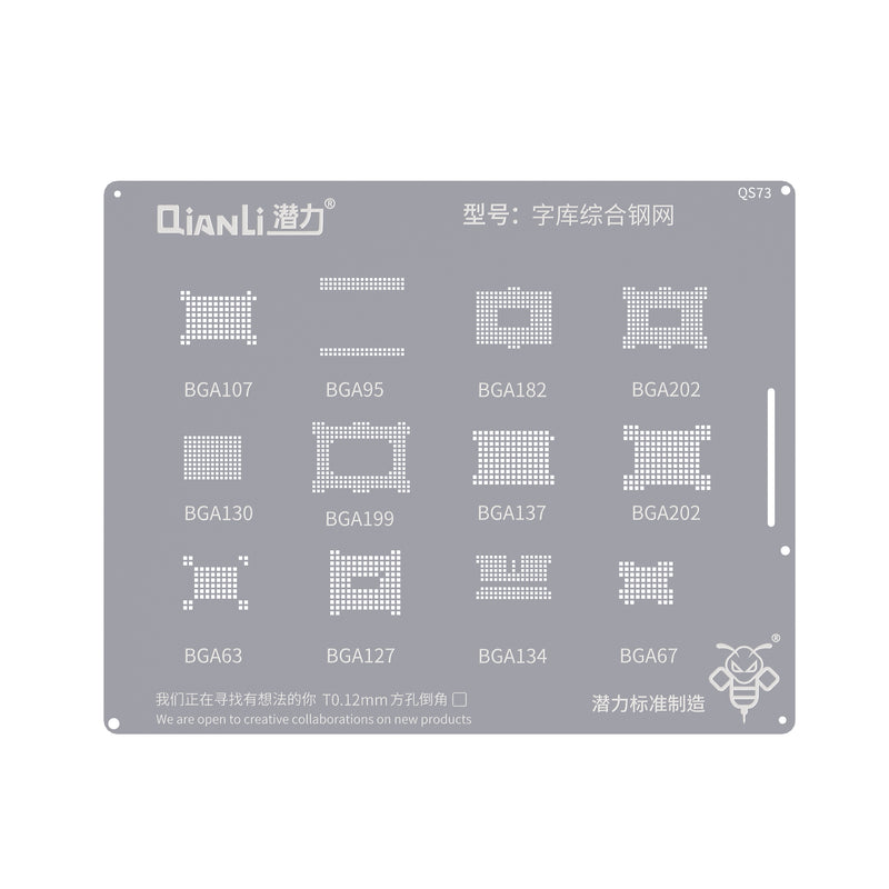 QIANLI Bumblebee Stencil QS73 NAND Flash