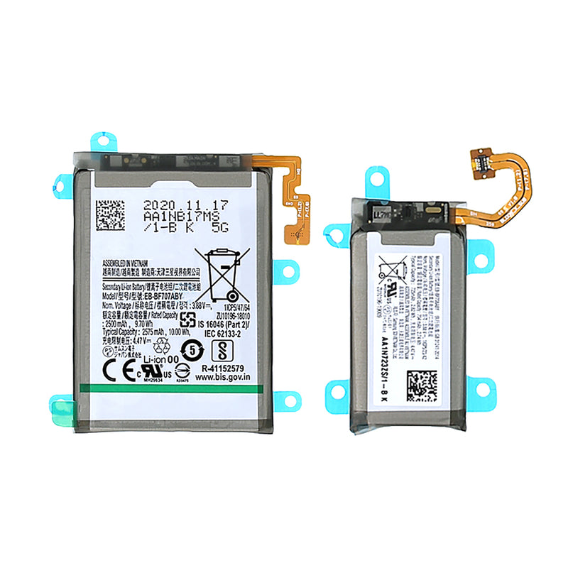 Samsung Galaxy Z Flip 5G F707B Main And Sub Battery Set EB-BF707ABY OEM