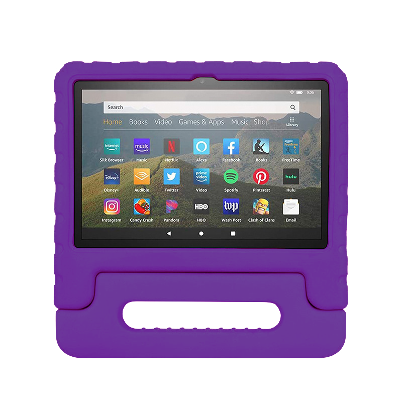 Rixus RXTC06 Tablet Kids Case For Apple iPad Mini 6 8.3 inch Purple