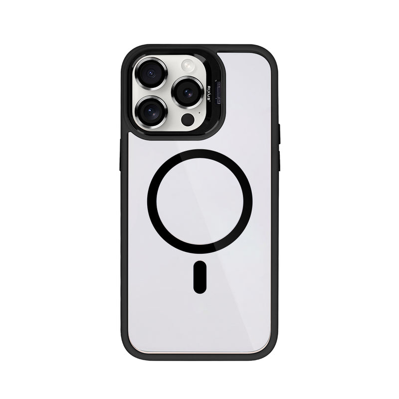 Rixus Classic 03 Case With MagSafe For Apple iPhone 12, 12 Pro Black