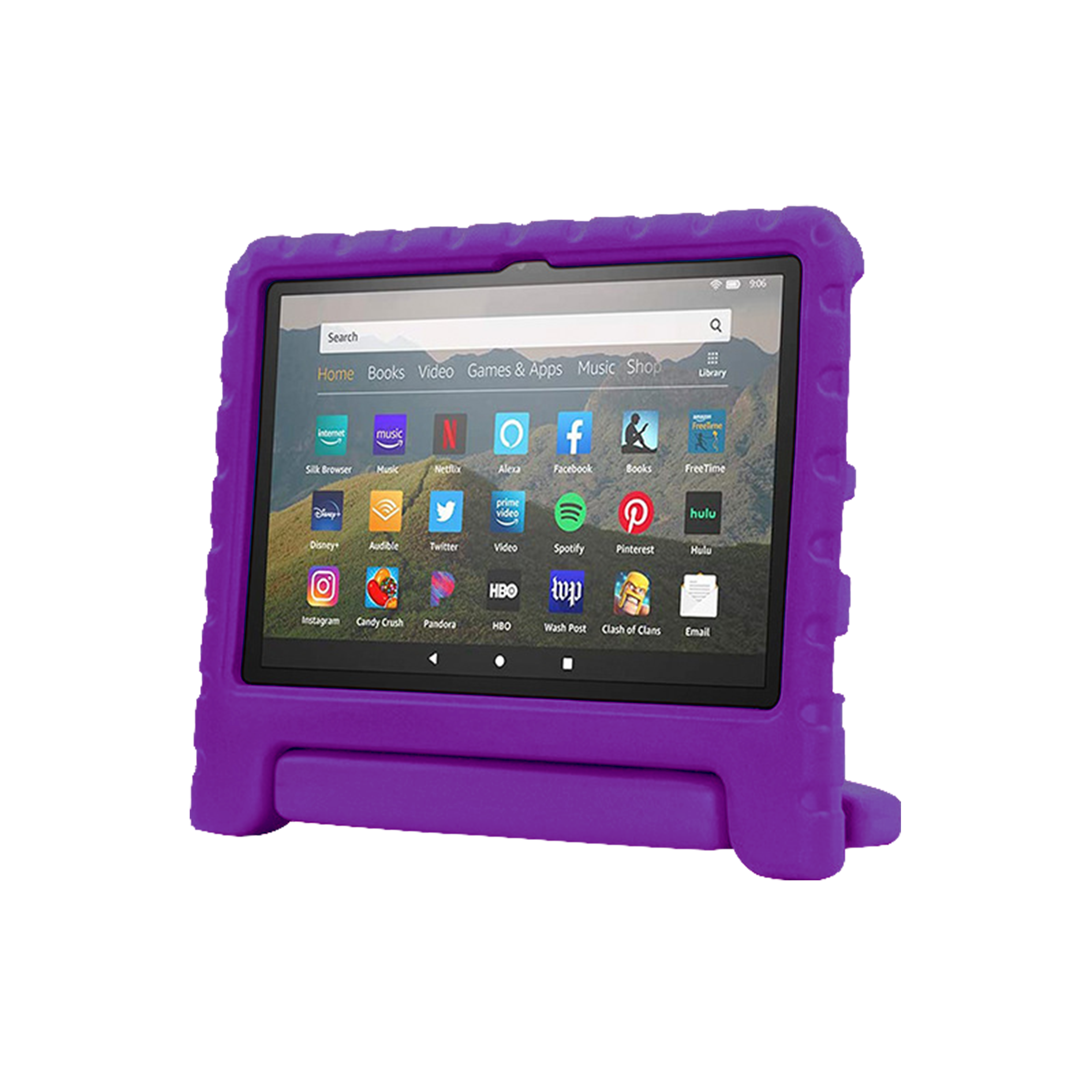 Rixus RXTC06 Tablet Kids Case For Apple iPad Pro 11 inch (2022,2021,2020,2018), iPad Air 4 10.9 inch (2020) Purple