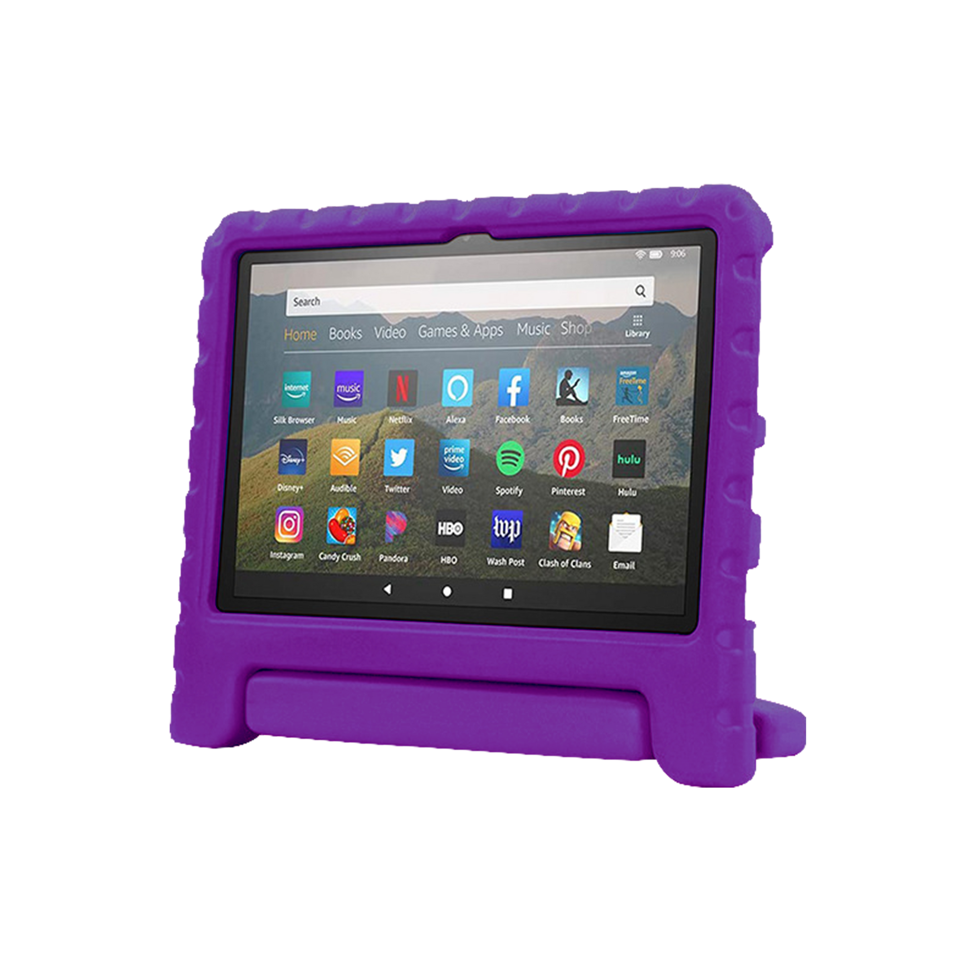 Rixus RXTC06 Tablet Kids Case For Apple iPad Pro 11 inch (2022,2021,2020,2018), iPad Air 4 10.9 inch (2020) Purple