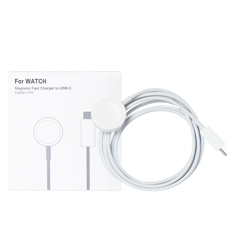 Apple Watch Series Magnetic Charger To USB-C Cable 100cm White Retail Box