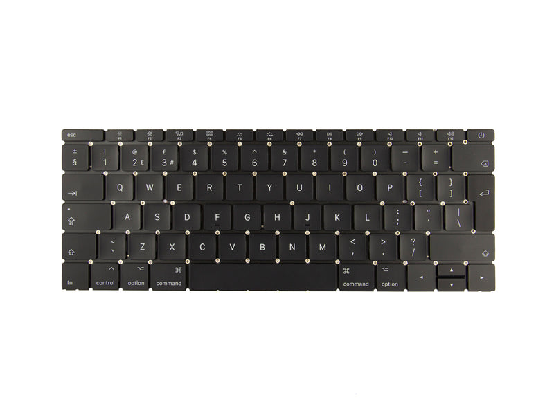 For Apple MacBook (2015) A1534 Keyboard UK Black Pulled