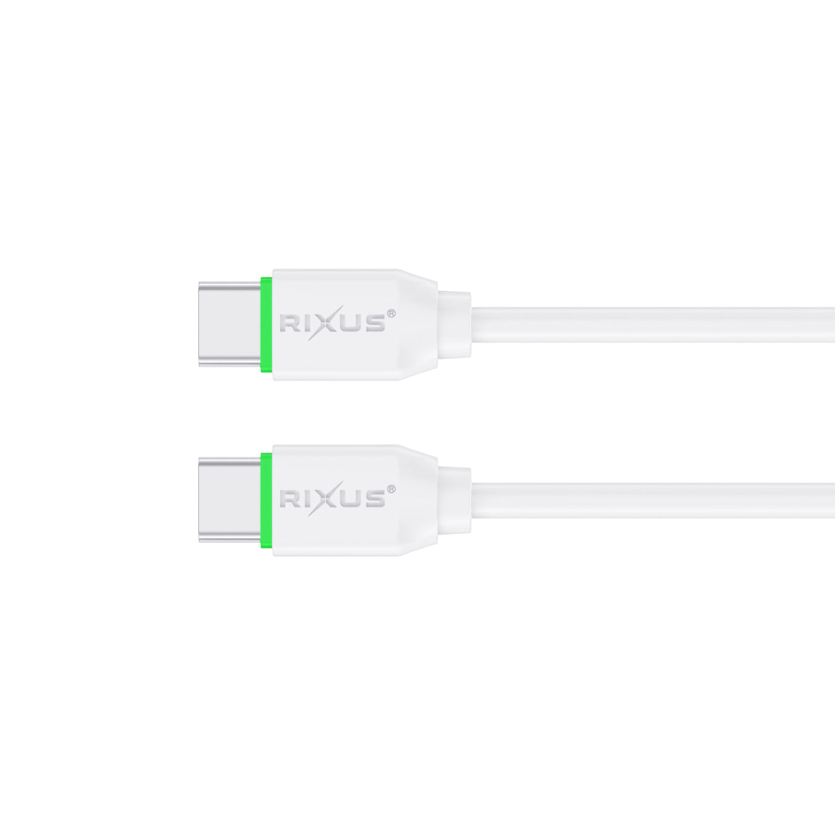 Rixus RX2016 Data Sync And Fast Charge Cable USB-C to USB-C 2m