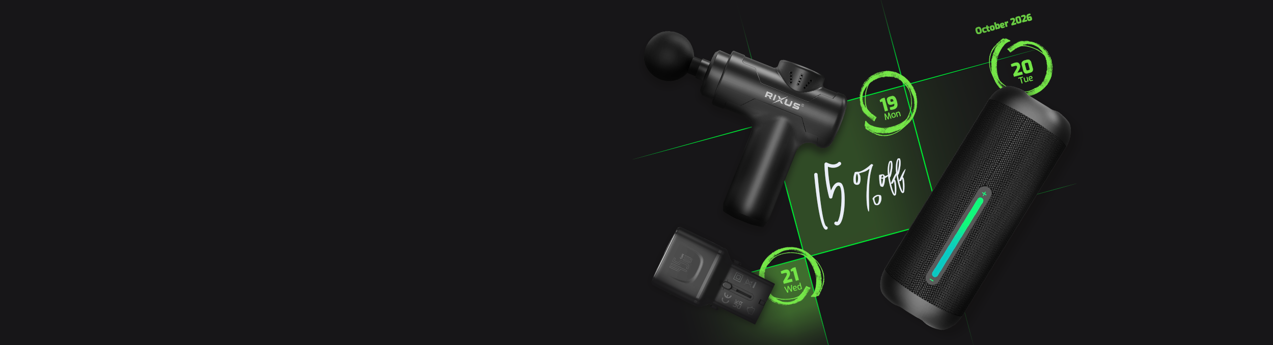 Black Friday Wave 1 – 15% off Rixus