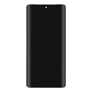 Google Pixel 7 Pro Display And Digitizer With Frame Black Service Pack