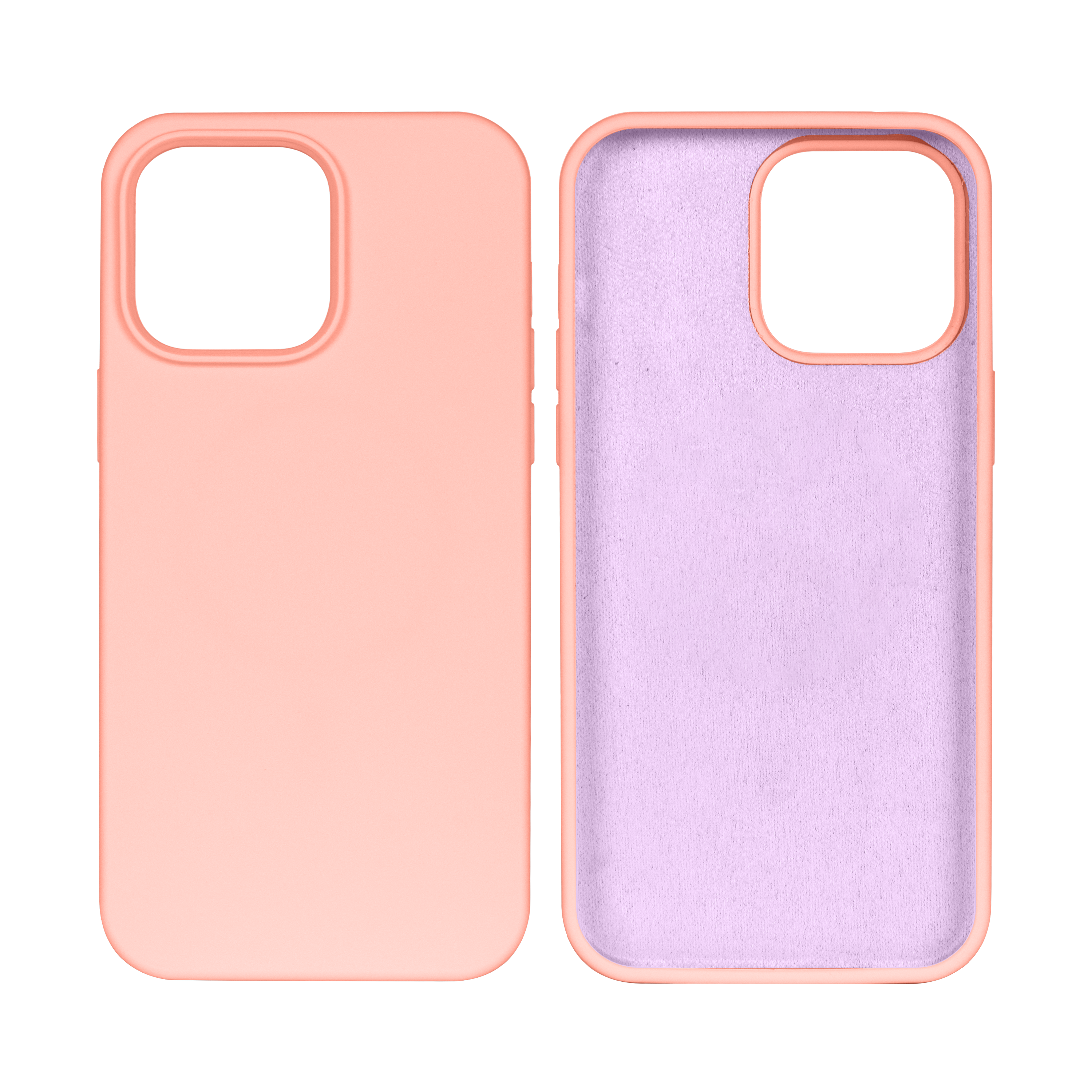 Rixus Soft TPU Phone Case For Apple iPhone 15 Plus Pink