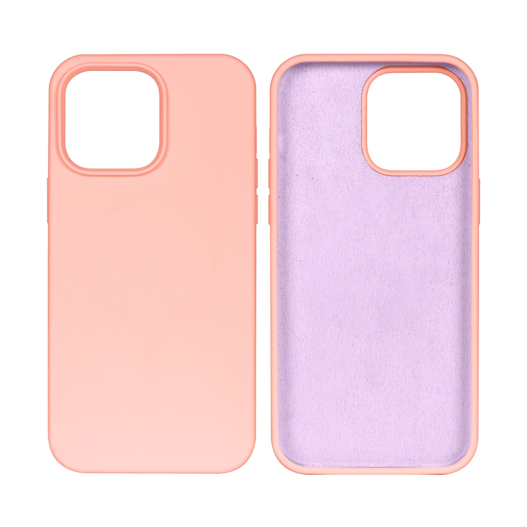 Rixus Soft TPU Phone Case For Apple iPhone 15 Plus Pink