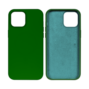 Rixus Soft TPU Phone Case For Apple iPhone 15 Pro Dark Green