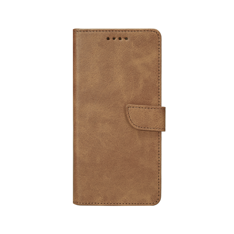 Rixus Bookcase For Samsung Galaxy S21 Light Brown
