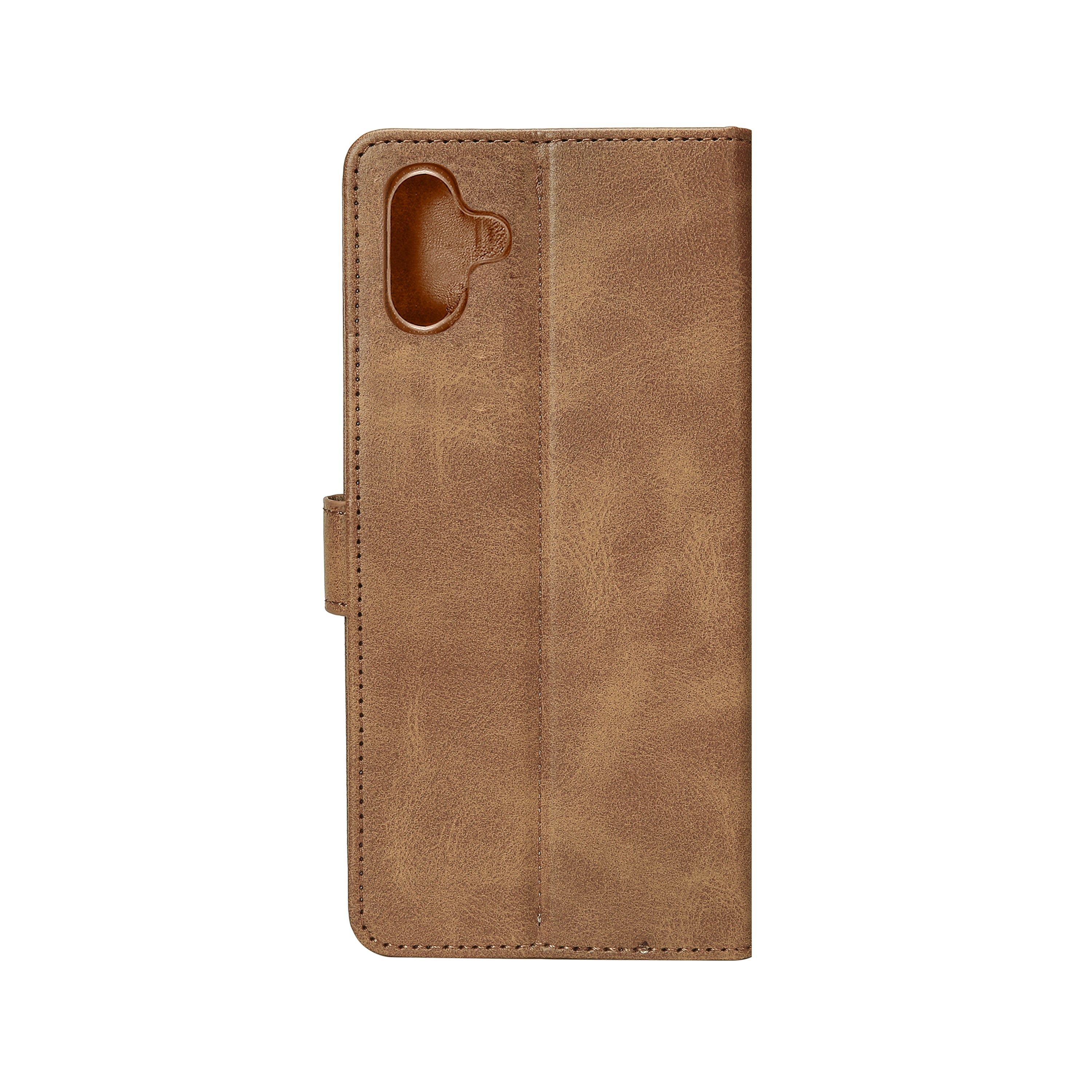 Rixus Bookcase For Samsung Galaxy A04e Brown