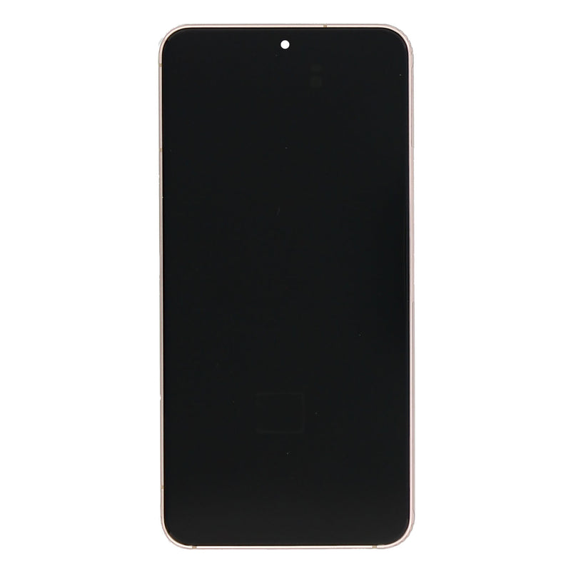 Samsung Galaxy S22 S901B Display And Digitizer With Frame Pink Gold Service Pack