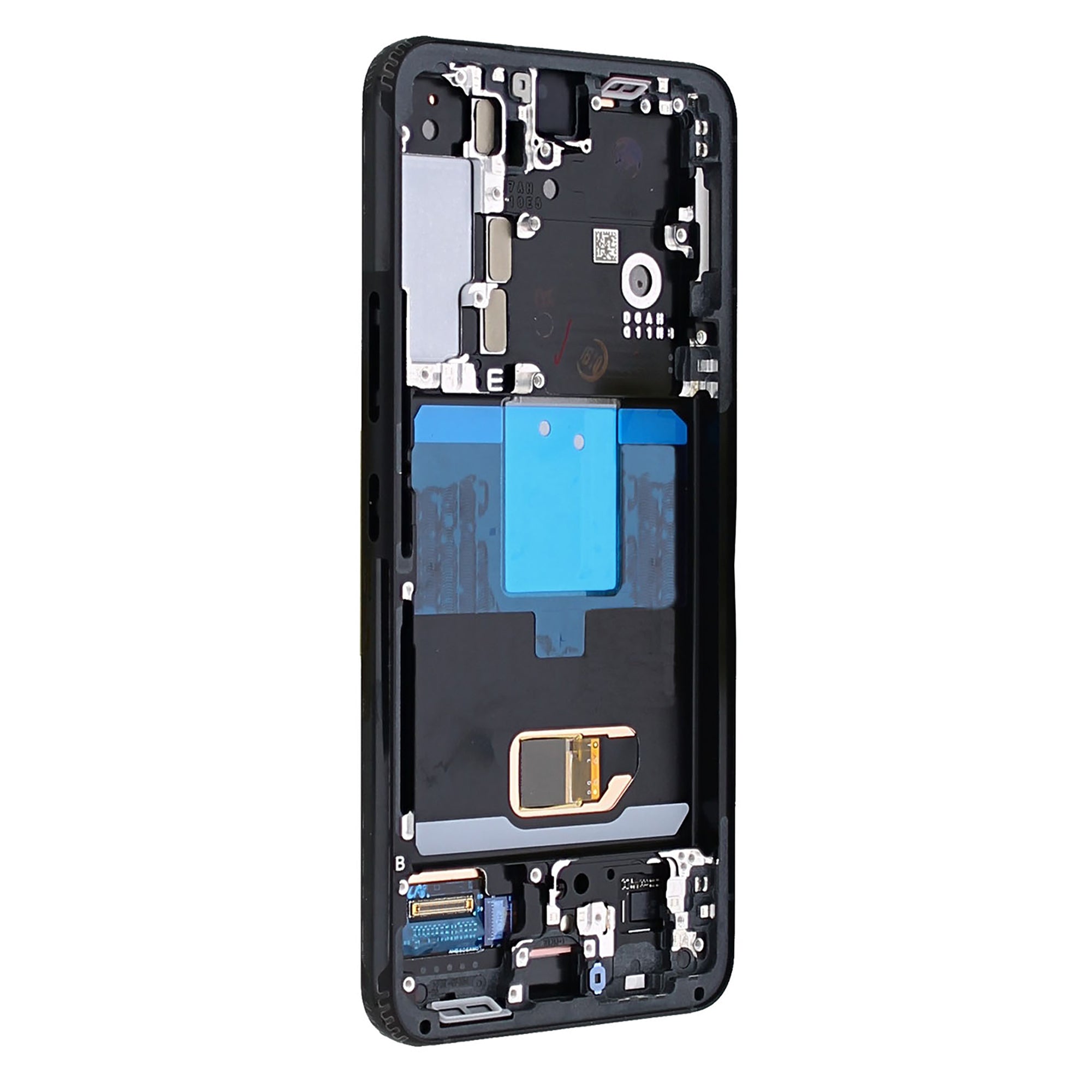 Samsung Galaxy S22 S901B Display And Digitizer With Frame Graphite Service Pack